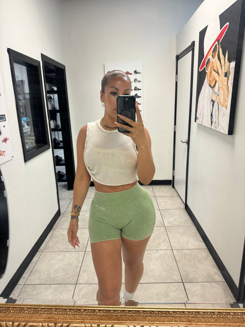 Bodied Vintage Denim wash shorts