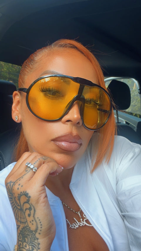 Oversized Tangerine Sunnies