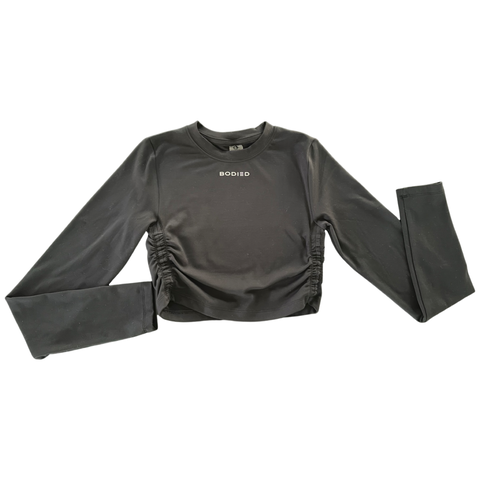 Cinched CC Long sleeve crop
